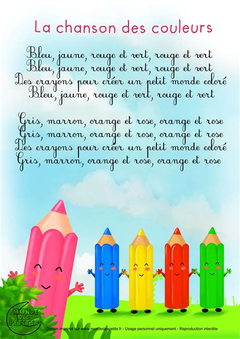 Apprendre Les Couleurs En Maternelle A Imprimer Apprendre Les