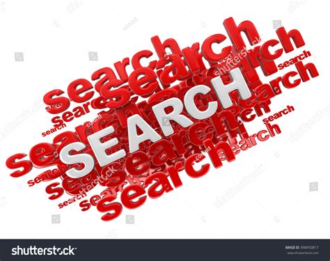 3d Illustration Word Search Image Clipping 스톡 일러스트 498450817 Shutterstock