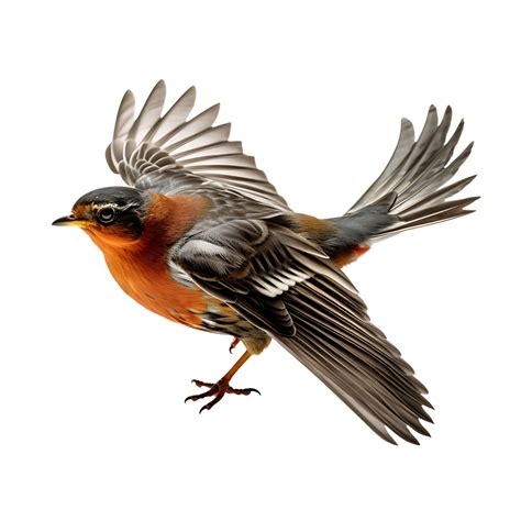 Beautiful Robin Bird On Transparent Background Ai Generated 27146069 Png