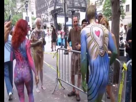 Annual Bodypainting Day New York Usa World Annual Body Painting