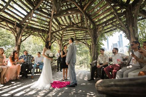 Dene Summerhouse Central Park Wedding Ceremony Central Park Weddings