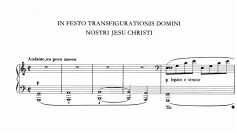 Liszt In Festo Transfigurationis Domini Nostri Jesu Christi S188