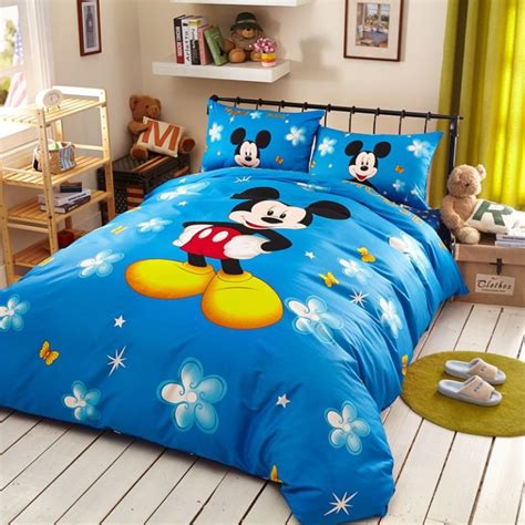 Classic Mickey Mouse Bedding Set Twin Queen Size