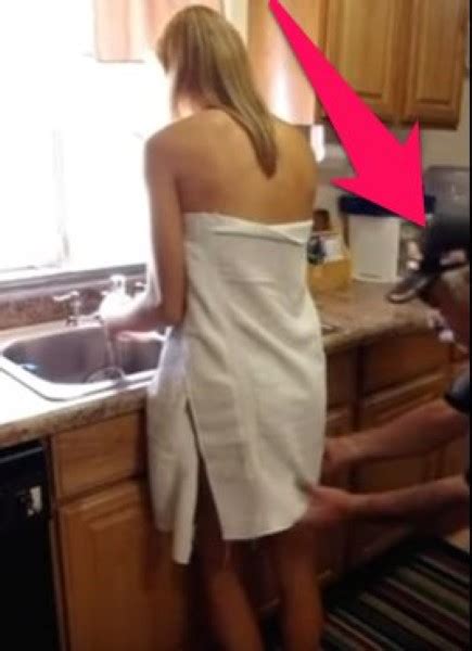 Very Creepy Uncle Yanks Down Nieces Towel After She Gets