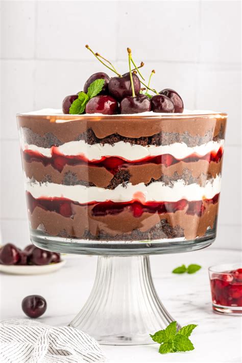 black forest trifle the novice chef