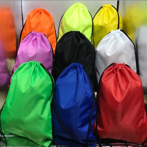 Custom Drawstring Bags with Printing Logo | Fully Custom Hats and Garments Manufacturer