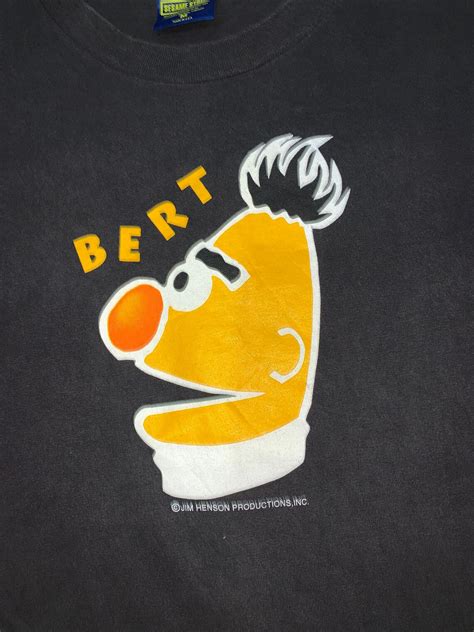 Bert Golden Yellow Muppet Sesame Street Jim Henson Production Etsy