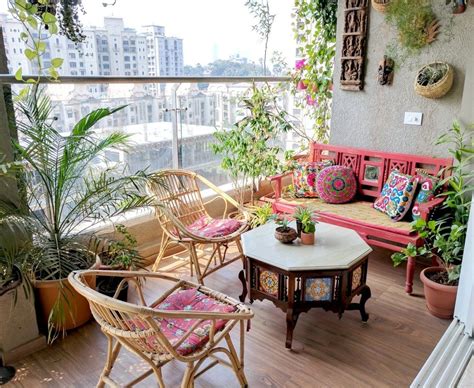 A Balcony Garden In Mumbai Terrace Reveal Small Balcony Design