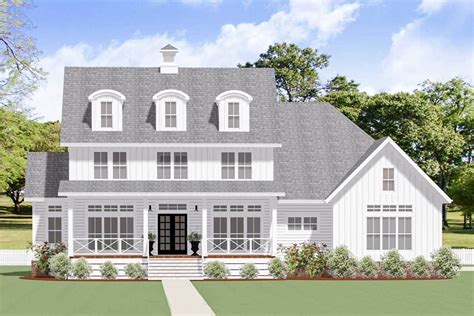 Plan 46375la Classic 4 Bed Farmhouse Plan With Loft Farmhouse Plans