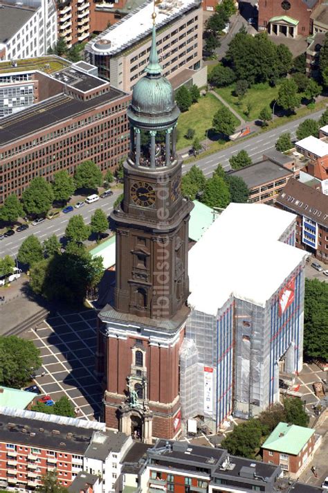 Luftaufnahme Hamburg St Michaelis Kirche In Hamburg