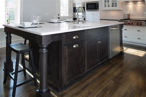 Check spelling or type a new query. Espresso Kitchen Island - Traditional - kitchen - Mullet ...
