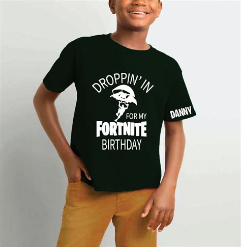 Custom Youth Fortnite Birthday Shirt Fortnite Birthday Shirt Fortnite