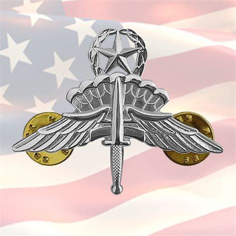 Us Military Freefall Master Parachutist Wings Badge Haho