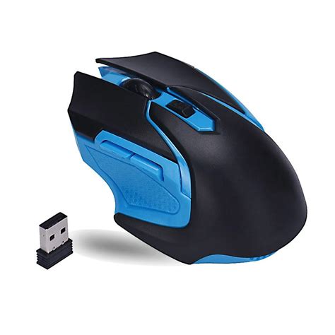 Blue Mini Wireless Gaming Mouse 24ghz Wireless Optical Gaming Mouse