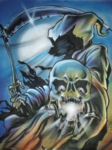 Airbrushed Shirts From Art Of Your Mind Airbrush Art Skulls Drawing