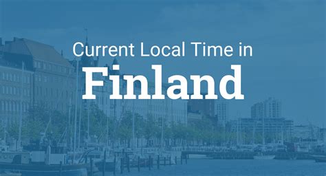 Time In Finland