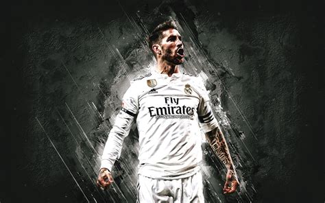 Download Wallpapers Sergio Ramos Real Madrid Spanish Football Player