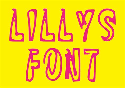 Lillys Font Font By Graphicsbam Fonts · Creative Fabrica