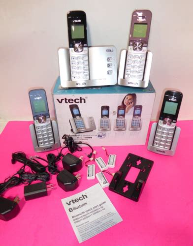 Vtech Ds6511 4a Four Handset Connect To Cell Phone With Caller Idcall