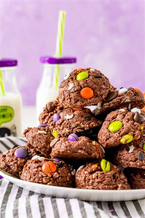 Easy Halloween Monster Cookies Recipe Sugar And Soul
