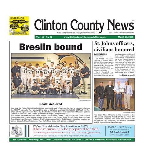 Clinton County News By Lansing State Journal Issuu