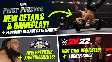 New AEW Fight Forever Details Gameplay WWE K Updates New Previews For The Wrestling