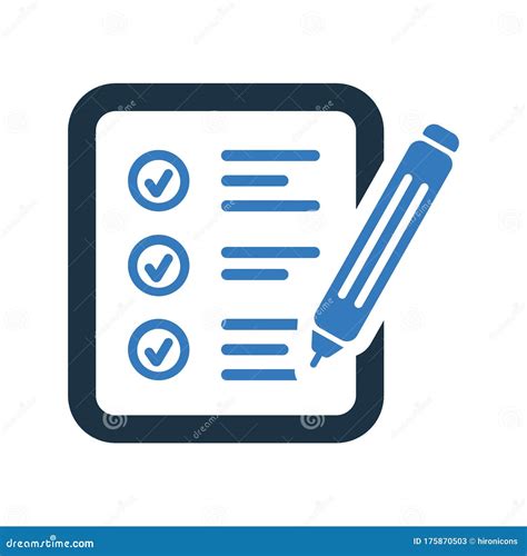 Survey Icon From Collection Vector Illustration