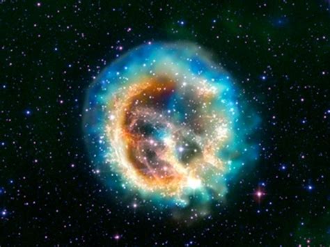 Supernova Remnant E0102 The Remains Of An Exploded Star In The Smc