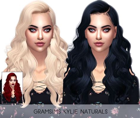 Gramsims Kylie Naturals Kenzar Sims 4 Sims Hair Sims