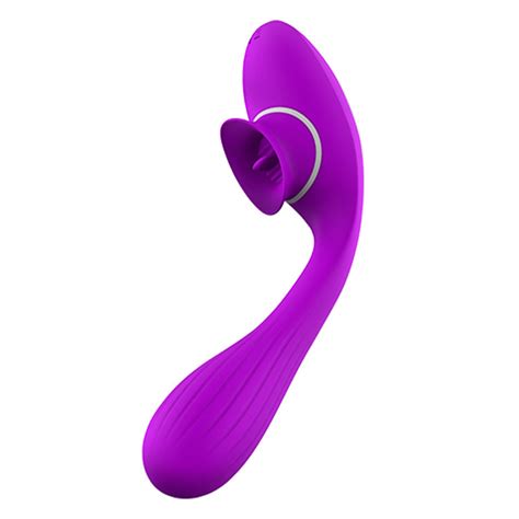 Silicone Clitoris Suction Vibrator Tongue Licking Nipple Stimulator Sex Toys China Licking