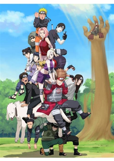 Naruto And His Friends Naruto Uzumaki Shippuden Naruto Kakashi Anime