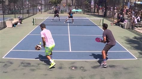 Pro Level Pop Tennis Set Highlights With Austin S And Vahe Vs Scotty And Will Youtube