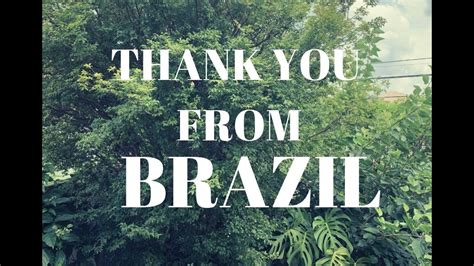 thank you from brazil youtube