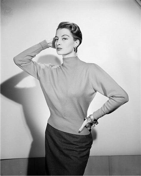 Capucine Photographed By Walter Carone 1952 Fashion Actresses Model