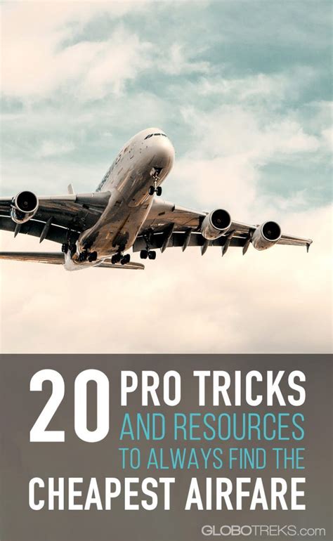 20 Pro Tricks And Resources To Always Find The Cheapest Airfare Cheap
