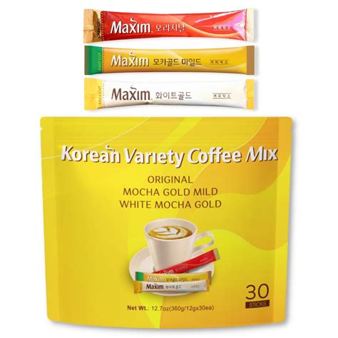 Buy Korean Coffee Mix Variety Pack Of 3 Flavors 3 In 1 Coffee Mix