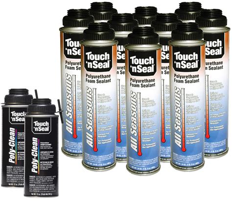 Buy Touch N Seal All Seasons Polyurethane Foam Spray Sealant Kit 1024oz Cans 212oz Cans