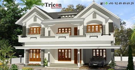 Two Storey Kerala House Designs 436 Keralahouseplanner