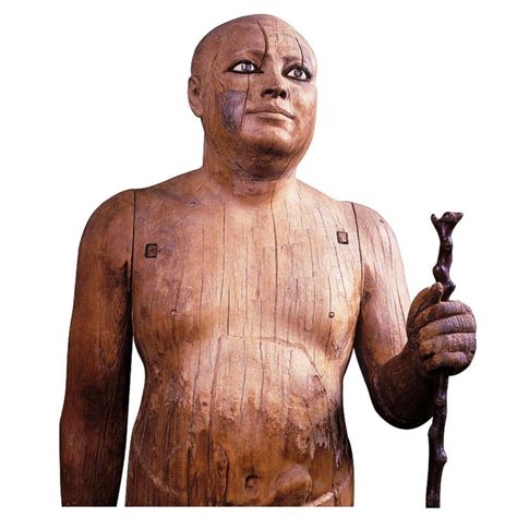 Egyptian Museum Statue Of Sheikh El Balad Representing Ka Aper