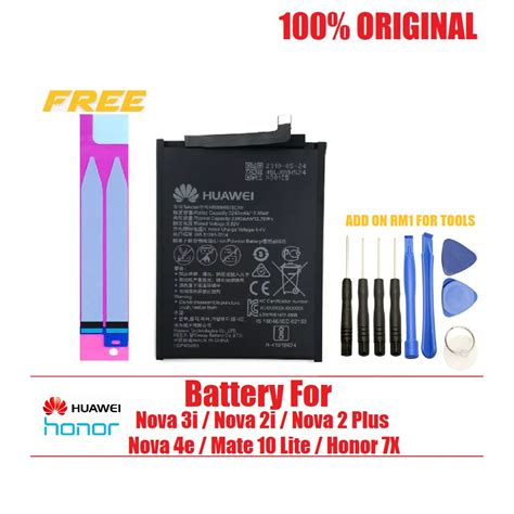 Internal battery for huawei nova 2 hb366179ecw 2950mah replacement part uk. Original Huawei Battery Nova 3i Battery / Nova 2i Battery ...