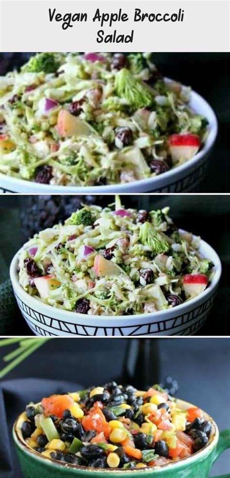 You know you can't just eat anybody's potato salad. Easy, Healthy broccoli salad with raisins, apples and no ...