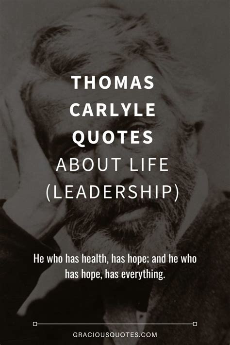 53 Thomas Carlyle Quotes About Life Leadership