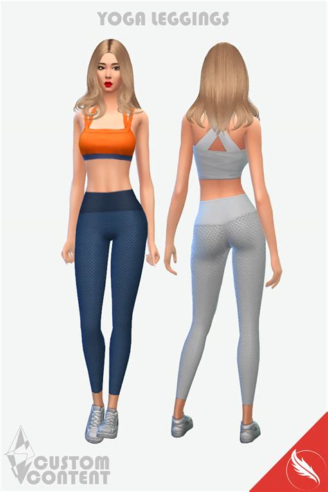 The Sims 4 Custom Content Yoga Leggings