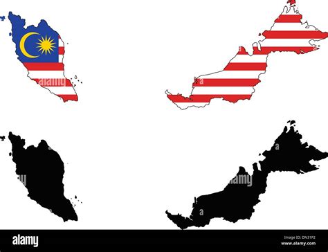 Malaysia Outline Hi Res Stock Photography And Images Alamy