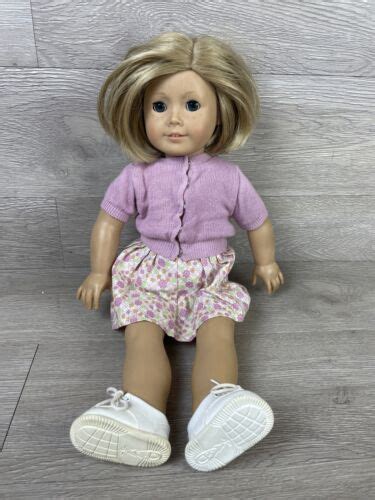 Pleasant Co American Girl 18 Doll Kit Kittredge Blond Hair Blue Eyes Freckles Ebay