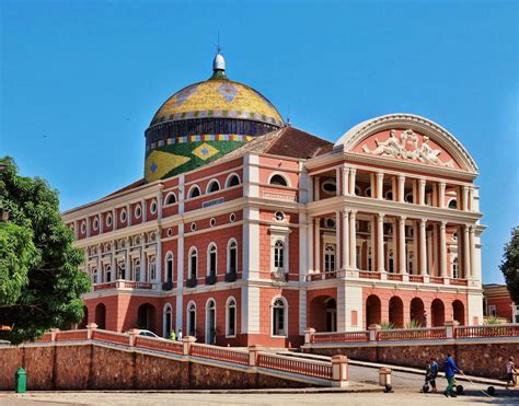 The Amazon Theatre An Opera House Located In Manaus In The Heart Of