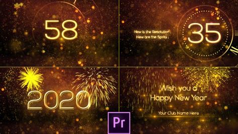 You can change the font, size, color, direction and duration. New Year Countdown 2020 - Premiere Pro by StrokeVorkz ...