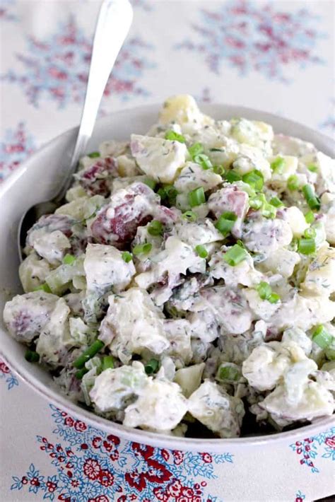 Cold Potato Salad With Buttermilk Dill Dressing