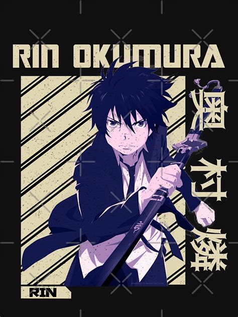 Rin Okumura Blue Exorcist Anime Manga T Shirt For Sale By Shop4fun Redbubble Rin T