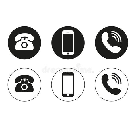 Phone Icon Vector Call Icon Vector Mobile Phone Smartphone Device